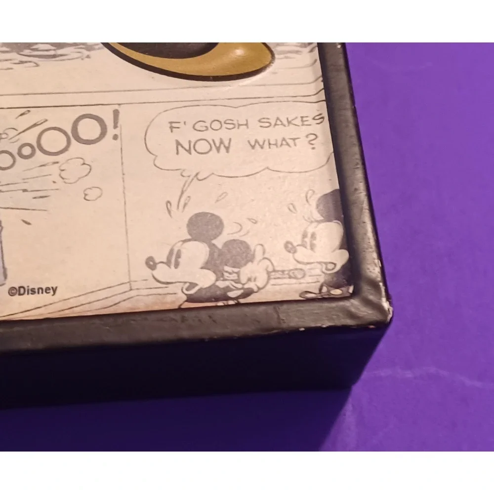 Disney Mickey & Minnie Comic Strip Book Style Embossed Metal Sign‎ Wall Decor